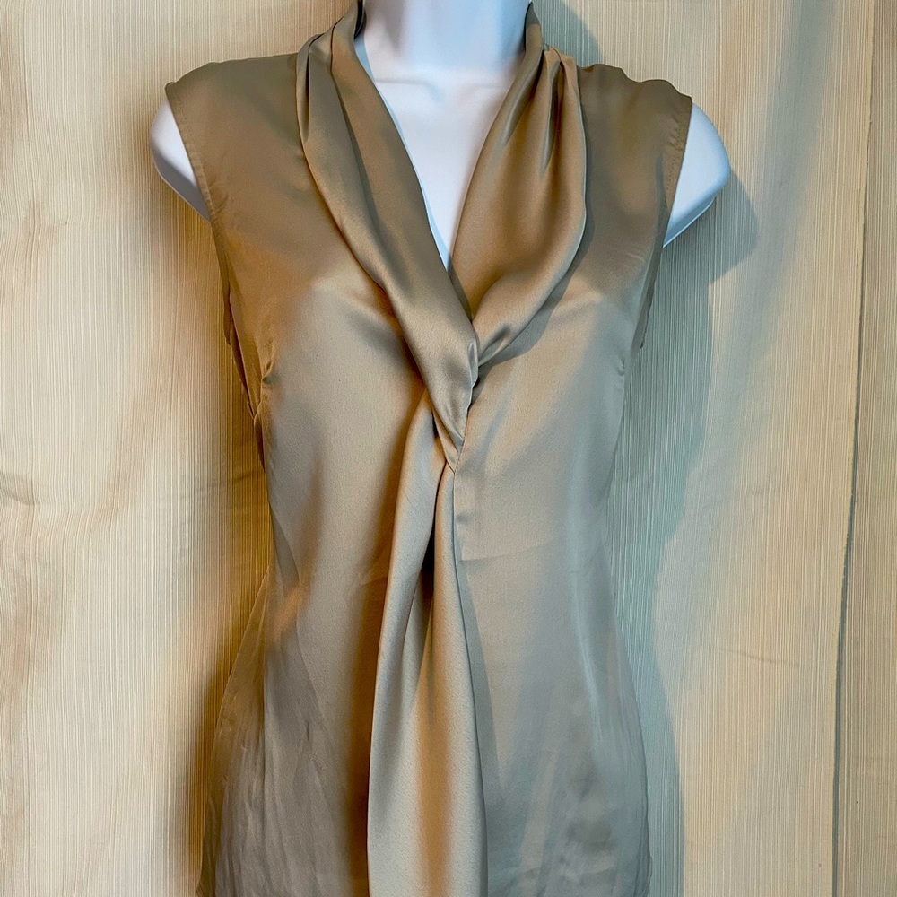 Satin look top